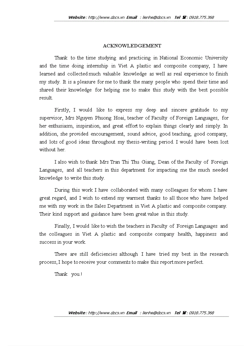 image for page Enhancing the efficiency of the quality managament system by improving management responsibility and human resource management at viet a plastic