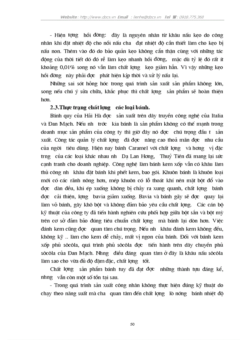image for page Chất lượng sản phẩm với việc nâng cao khả năng cạnh tranh ở công ty bánh kẹo Hải Hà