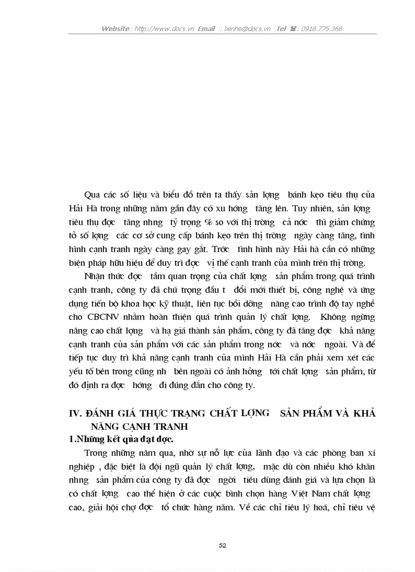 image for page Chất lượng sản phẩm với việc nâng cao khả năng cạnh tranh ở công ty bánh kẹo Hải Hà