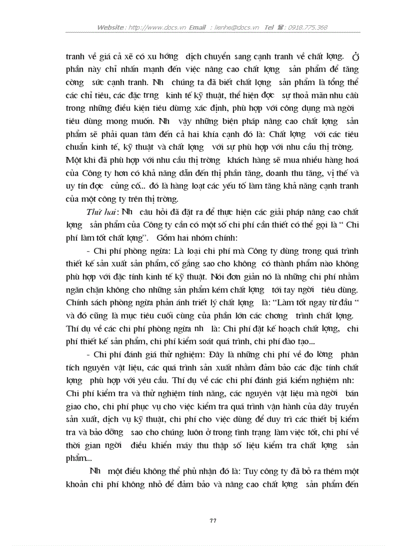 image for page Chất lượng sản phẩm với việc nâng cao khả năng cạnh tranh ở công ty bánh kẹo Hải Hà