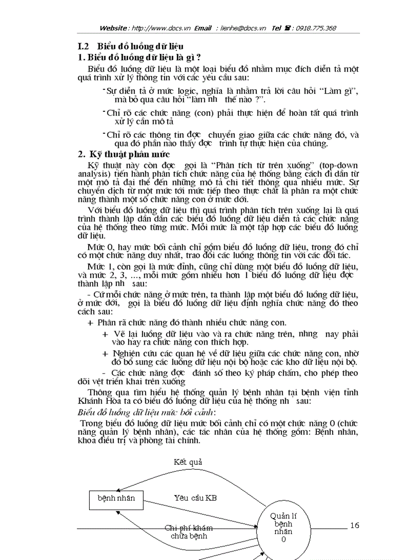 image for page Báo cáo P tích thiết kế hệ thống thông tin quản lý bệnh nhân tại Bệnh viện Đa khoa tỉnh Hải Dương