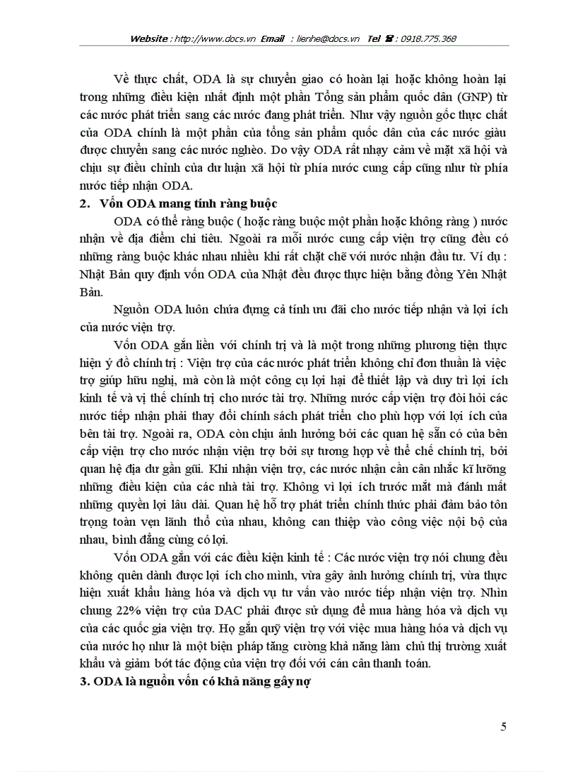 image for page Huy động quản lý và sử dụng nguồn vốn ODA cho đầu tư phát triển ở Viê t Nam giai đoạn 2006 2010 Thực trạng và giải pháp