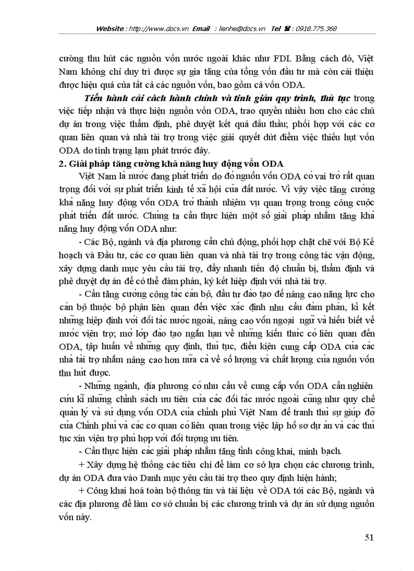 image for page Huy động quản lý và sử dụng nguồn vốn ODA cho đầu tư phát triển ở Viê t Nam giai đoạn 2006 2010 Thực trạng và giải pháp