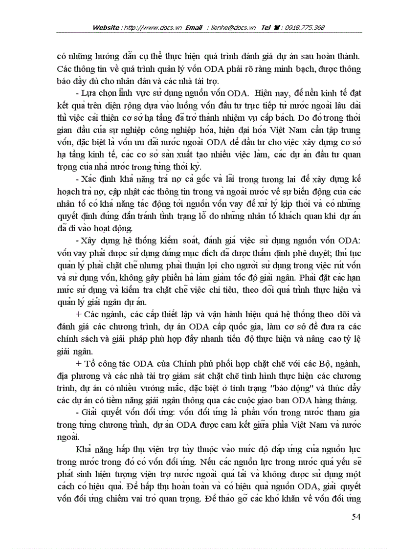 image for page Huy động quản lý và sử dụng nguồn vốn ODA cho đầu tư phát triển ở Viê t Nam giai đoạn 2006 2010 Thực trạng và giải pháp