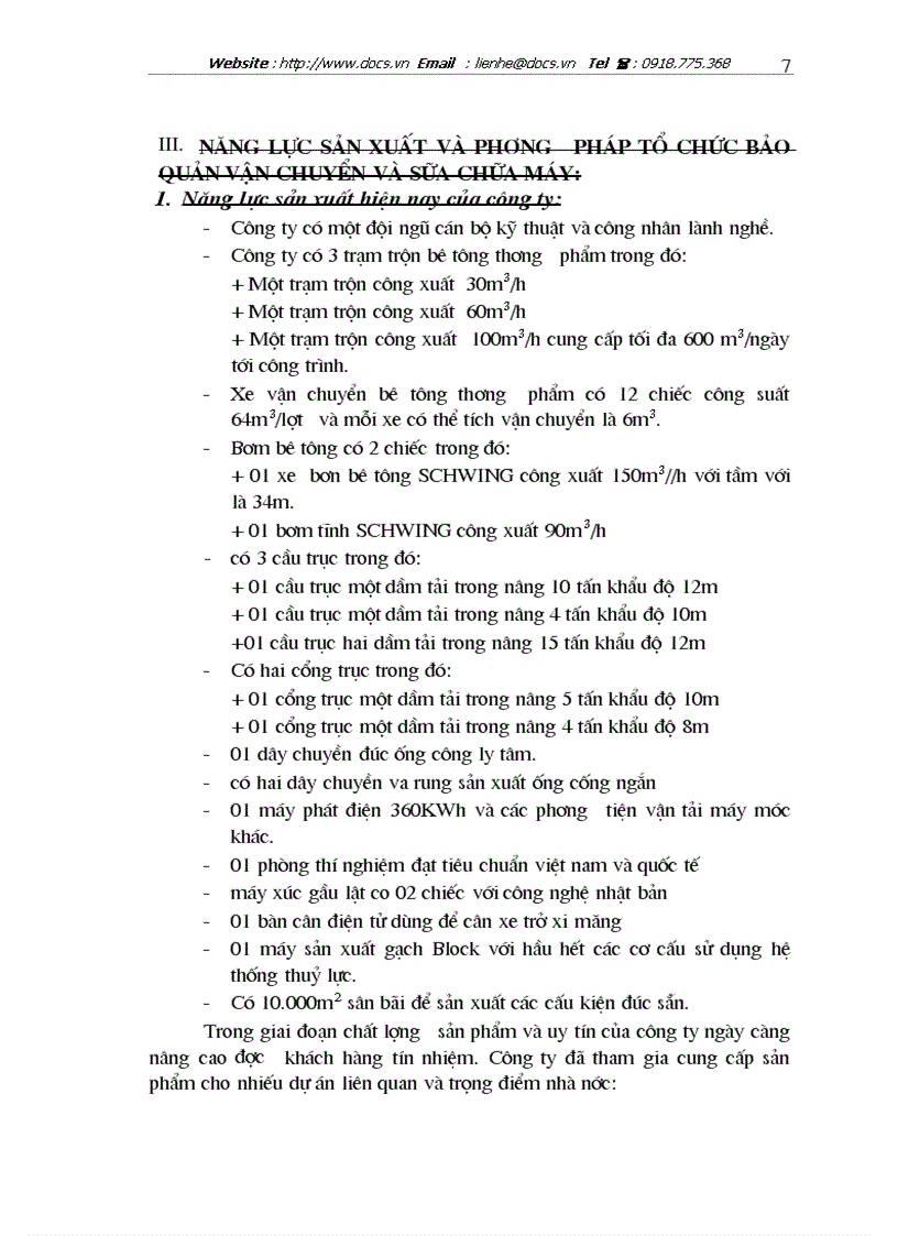 image for page Tại Công ty Bê tông Xây dựng Vĩnh Tuy