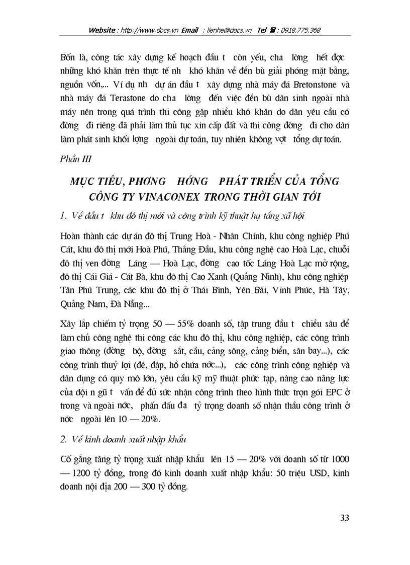 image for page Tại Công ty XNK Xây dựng VN VINACONEX