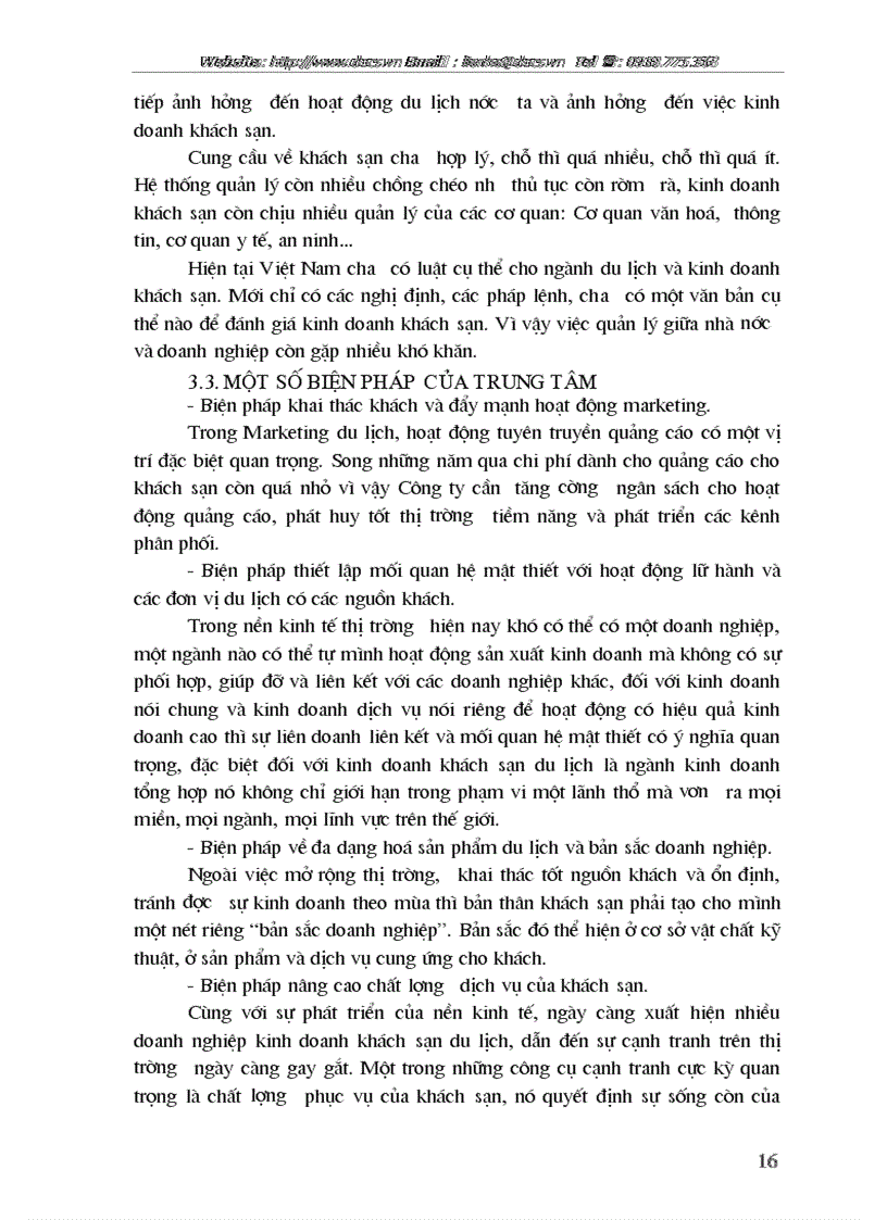 image for page Tại Trung tâm thực hành nghề khách sạn