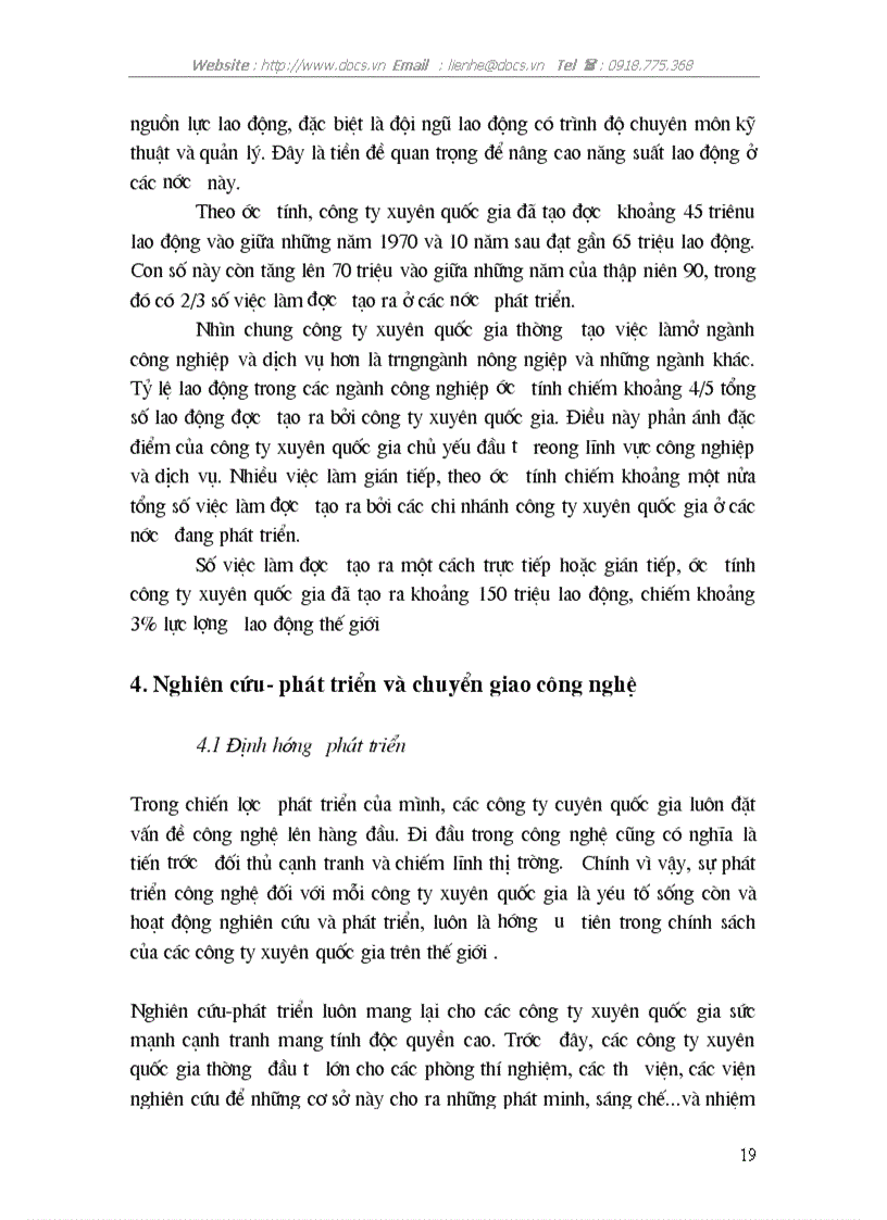 image for page Vtrò của các C ty xuyên quốc gia trong nền kinh tế thế giới hoạt động của các tổ chức độc quyền xuyên quốc gia ở VN