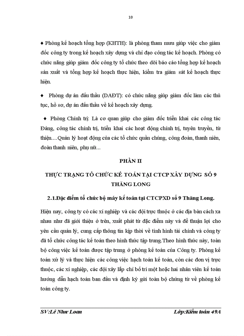 image for page Hoạt động của một doanh nghiệp xây lắp thông qua công tác kế toán của DN tại CÔNG TY CỔ PHẦN XÂY DỰNG SỐ 9 THĂNG LONG