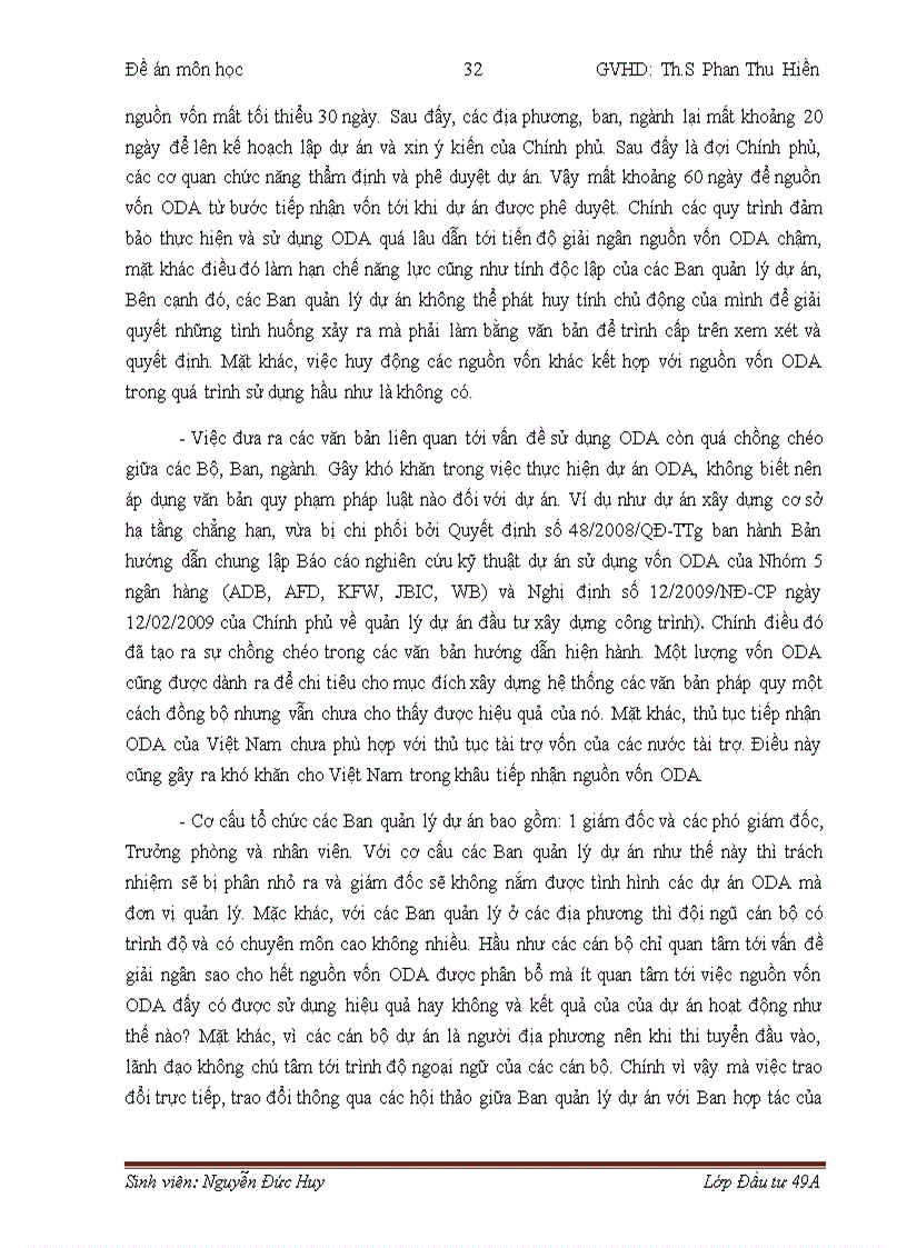 image for page Tình hình thu hút và sử dụng nguồn vốn ODA tại Việt Nam giai đoạn 2006 2010