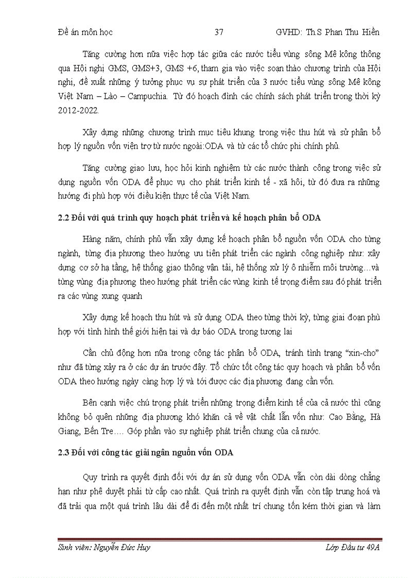 image for page Tình hình thu hút và sử dụng nguồn vốn ODA tại Việt Nam giai đoạn 2006 2010