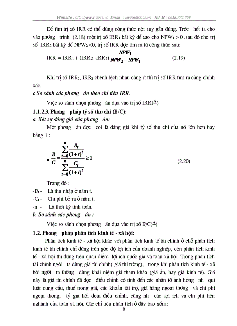 image for page Hoàn thiện phương pháp phân tích hiệu quả các dự án đầu tư xây dựng cơ sở hạ tầng kỹ thuật khu công nghiệp tập trung
