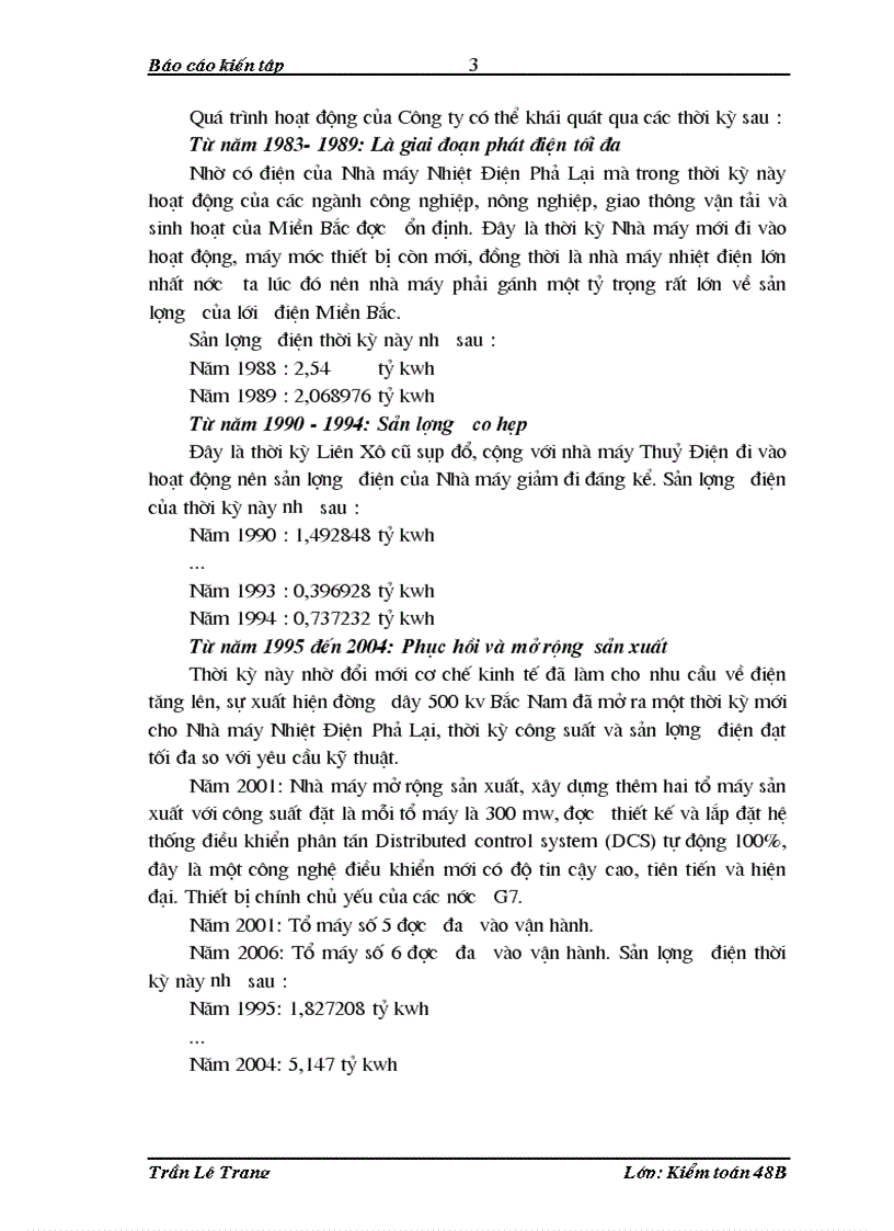 image for page Báo cáo kiến tập tại Công ty Cổ phần nhiệt điện Phả Lại