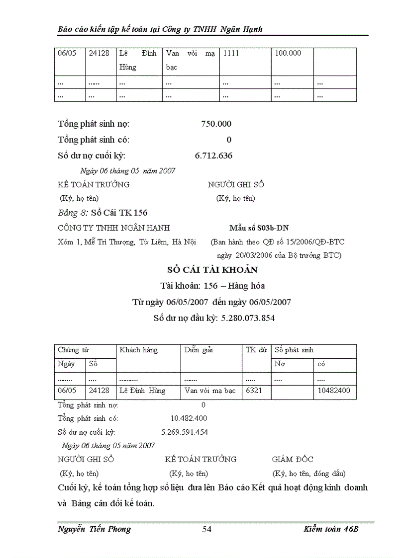 image for page Báo cáo kiến tập kế toán tại Công ty TNHH Ngân Hạnh