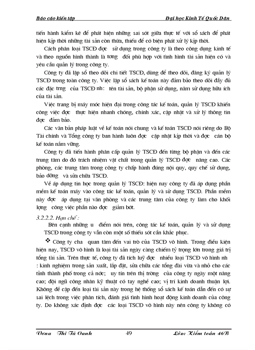 image for page Công tác hạch toán và quản lý sử dụng của TSCĐ tại Công ty cổ phần công nghệ viễn thông Viteco