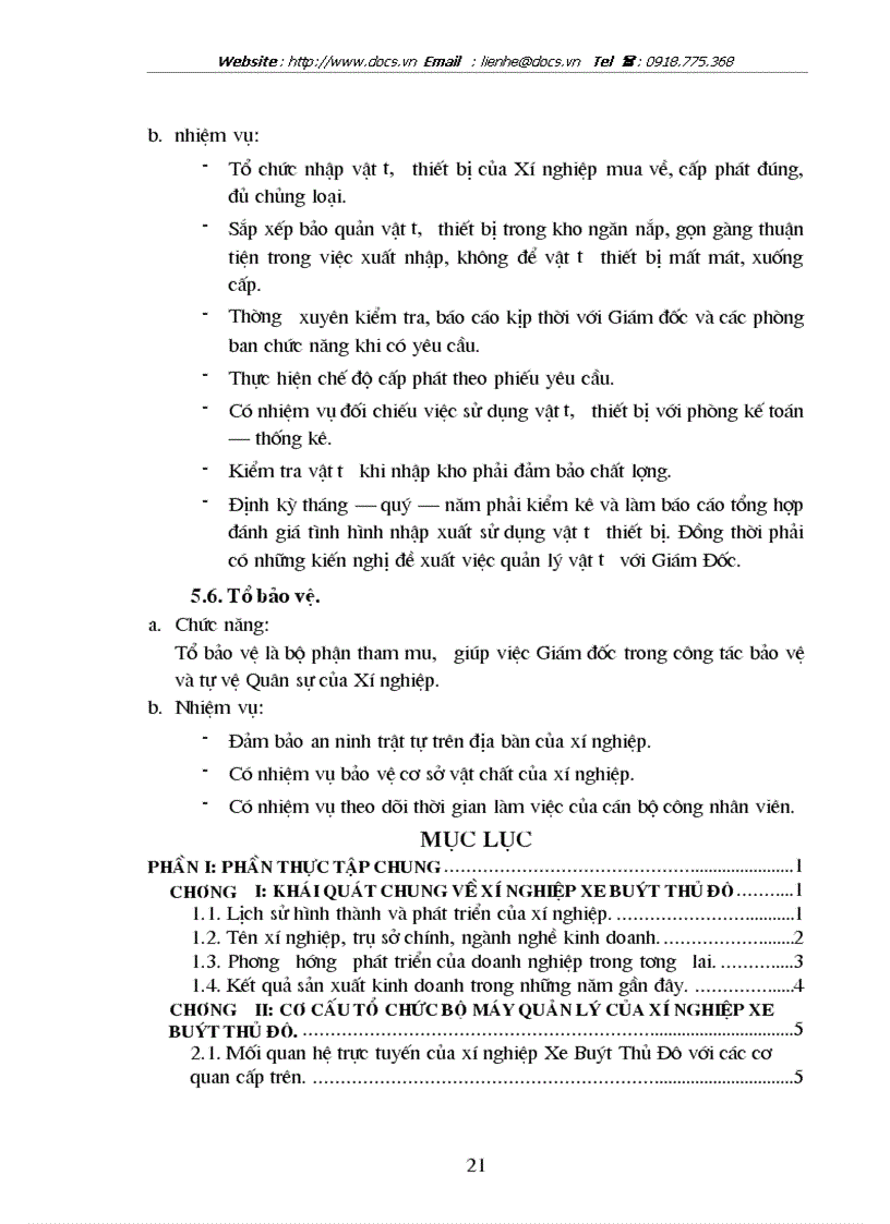 image for page Báo cáo Tại Xí nghiệp xe buýt Thủ đô