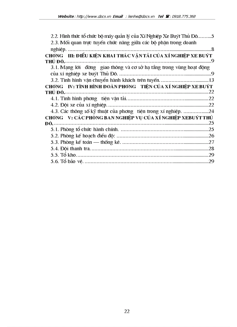image for page Báo cáo Tại Xí nghiệp xe buýt Thủ đô