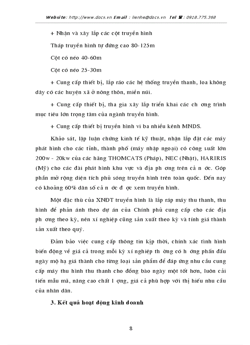 image for page Báo cáo Tại xí nghiệp điện tử truyền hình VN