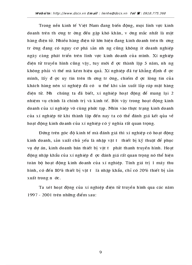 image for page Báo cáo Tại xí nghiệp điện tử truyền hình VN