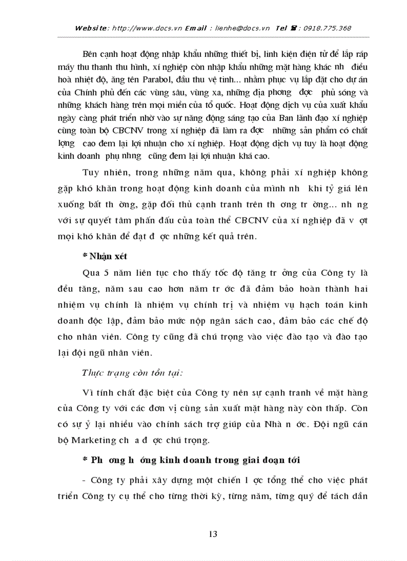 image for page Báo cáo Tại xí nghiệp điện tử truyền hình VN