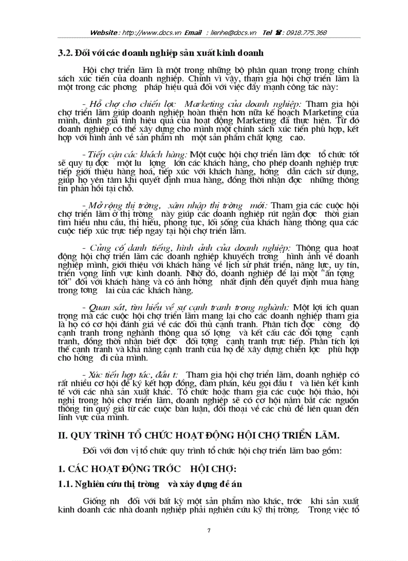 image for page 1số giải pháp nâng cao hiệu quả tổ chức hoạt động Hội chợ triển lãm tại trung tâm Hội chợ triển lãm