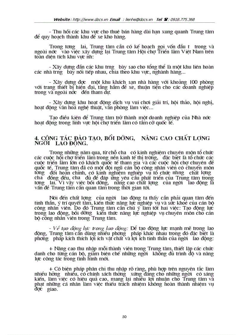 image for page 1số giải pháp nâng cao hiệu quả tổ chức hoạt động Hội chợ triển lãm tại trung tâm Hội chợ triển lãm