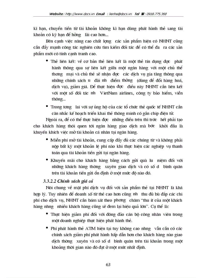 image for page Những giải pháp marketing nhằm nâng cao doanh số từ dịch vụ thẻ tại ngânhàng NHTMCP Ngoại Thương VietcomBank VN lt NHaM gt