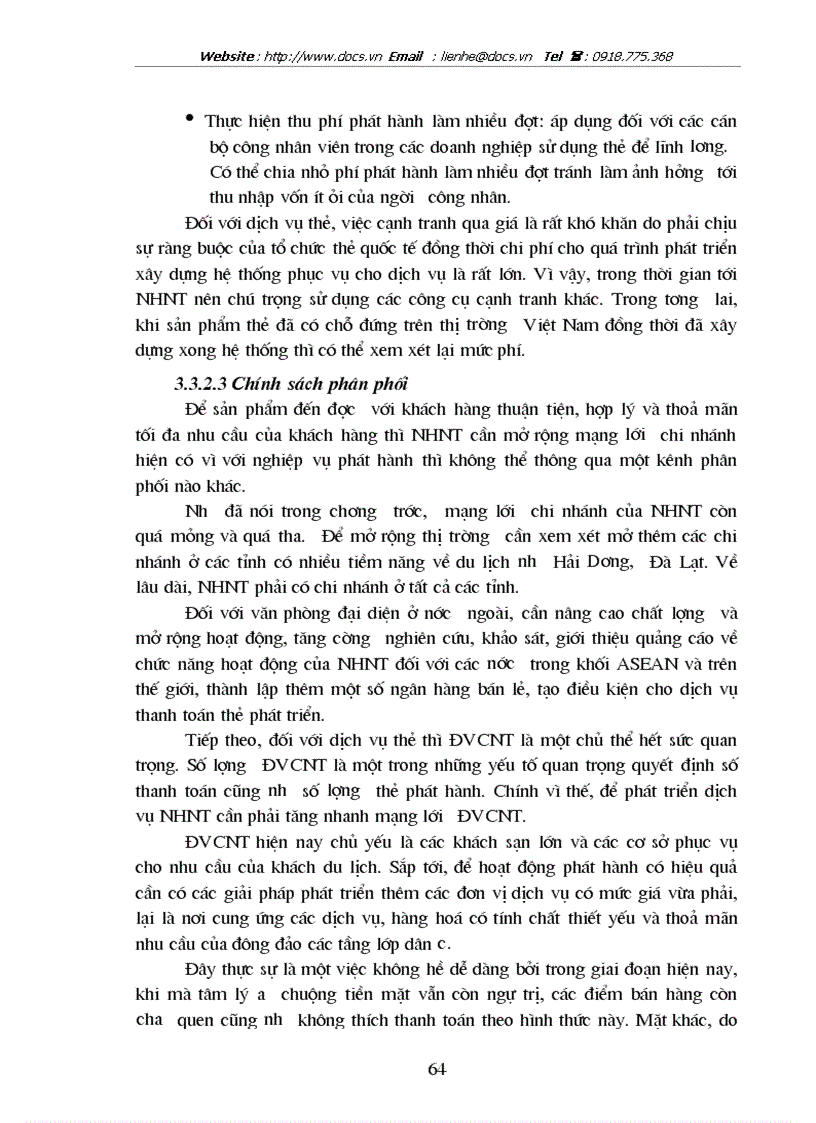 image for page Những giải pháp marketing nhằm nâng cao doanh số từ dịch vụ thẻ tại ngânhàng NHTMCP Ngoại Thương VietcomBank VN lt NHaM gt