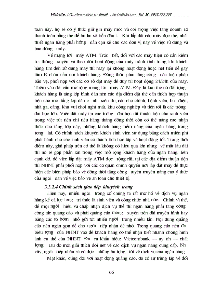 image for page Những giải pháp marketing nhằm nâng cao doanh số từ dịch vụ thẻ tại ngânhàng NHTMCP Ngoại Thương VietcomBank VN lt NHaM gt