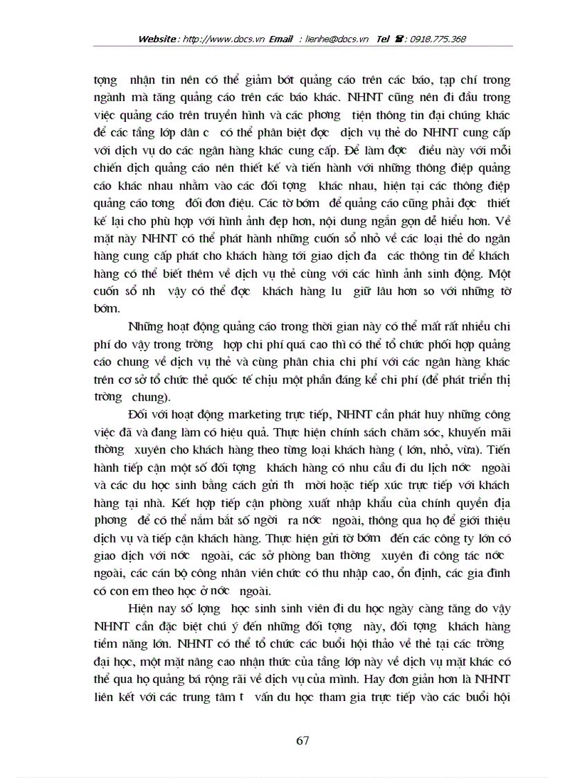 image for page Những giải pháp marketing nhằm nâng cao doanh số từ dịch vụ thẻ tại ngânhàng NHTMCP Ngoại Thương VietcomBank VN lt NHaM gt