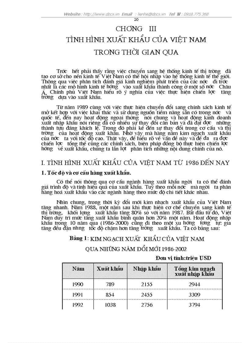 image for page Chiến lược tăng trưởng dựa vào xuất khẩu của Việt nam từ nay đến năm 2005