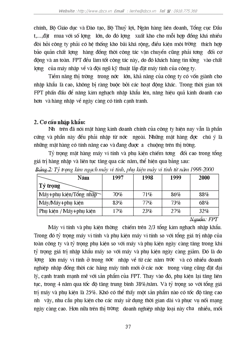 image for page Hoạt động nhập khẩu máy vi tính và phụ kiện máy vi tính của công ty FPT Thực trạng và giải pháp
