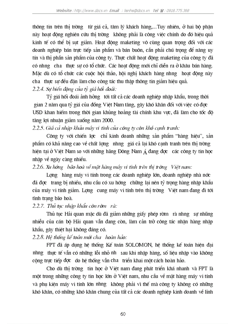 image for page Hoạt động nhập khẩu máy vi tính và phụ kiện máy vi tính của công ty FPT Thực trạng và giải pháp