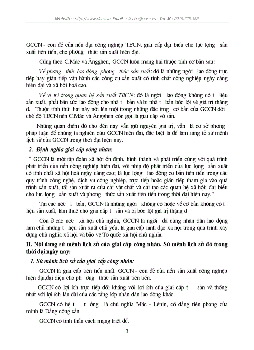 image for page Giai cấp công nhân và sứ mệnh lịch sử của giai cấp công nhân trong thời đại ngày nay