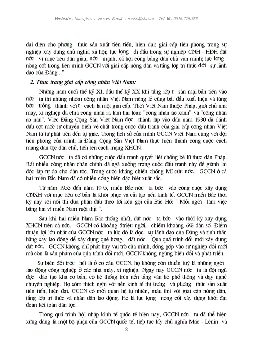 image for page Giai cấp công nhân và sứ mệnh lịch sử của giai cấp công nhân trong thời đại ngày nay