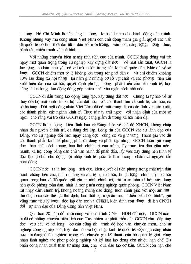 image for page Giai cấp công nhân và sứ mệnh lịch sử của giai cấp công nhân trong thời đại ngày nay