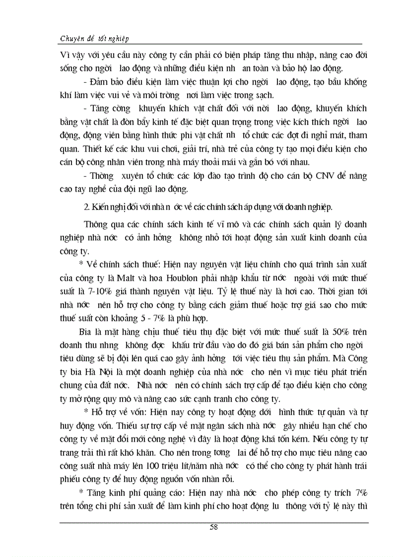 image for page Hoàn thiện hệ thống kênh phân phối nhằm duy trì mở rộng thị trường tiêu thụ của Công ty Bia Hà Nội