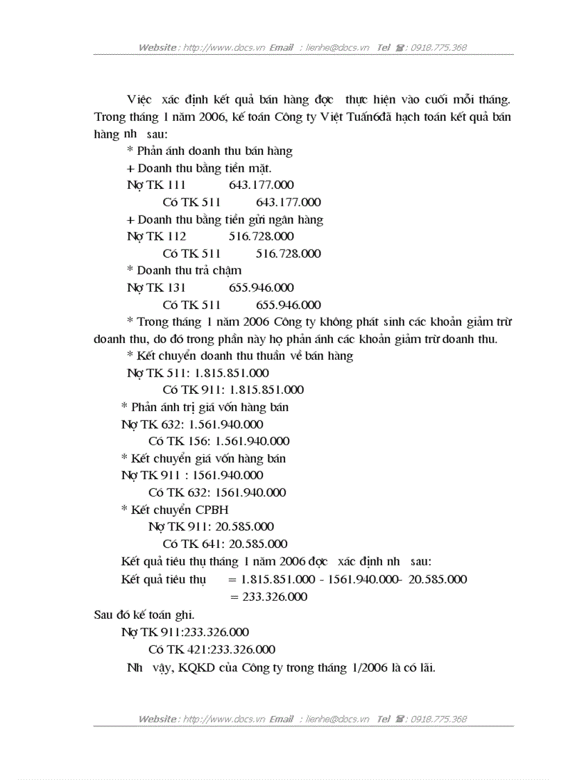 image for page Hoàn thiện công tác kế toán bán hàng tại Công ty CPTM và XNK Việt Tuấn