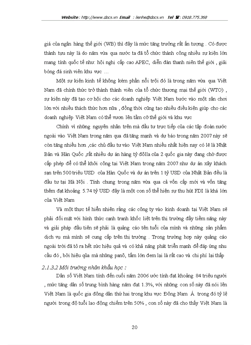 image for page Hoạt động quảng cáo panô tấm lớn của C ty quảng cáo Bình Minh Thực trạng giải pháp