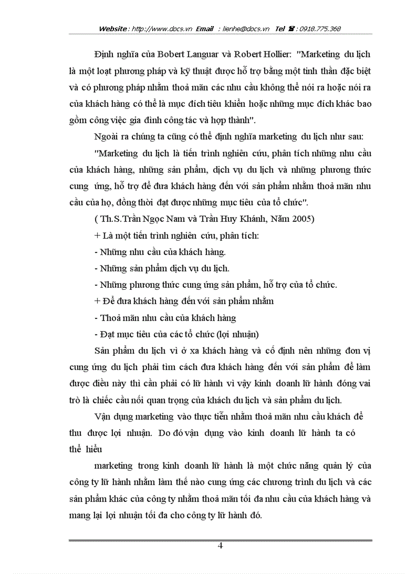 image for page Hoàn thiện chính sách marketing của Trung tâm du lịch Lữ hành Phù Đổng thuộc C ty thương mại dịch vụ Thành Long