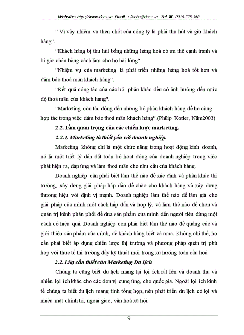 image for page Hoàn thiện chính sách marketing của Trung tâm du lịch Lữ hành Phù Đổng thuộc C ty thương mại dịch vụ Thành Long