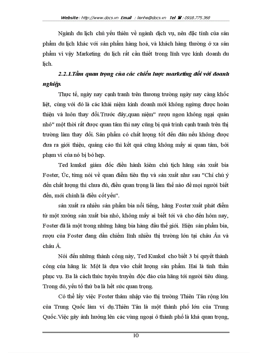 image for page Hoàn thiện chính sách marketing của Trung tâm du lịch Lữ hành Phù Đổng thuộc C ty thương mại dịch vụ Thành Long