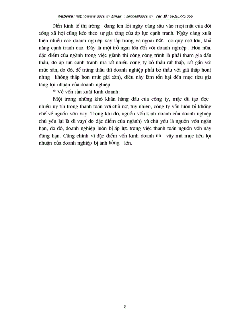 image for page Quá trình hình thành phát triển và đặc điểm tổ chức SXKD của Công ty cổ phần đầu tư xây dựng và thương mại Ngân Hà