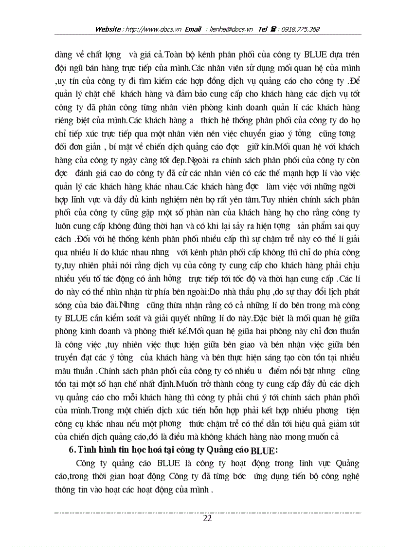 image for page Giải pháp nâng cao hiệu quả hoạt động bán hàng cá nhân trong quá trình cung cấp dịch vụ quảng cáo của công ty BLUE