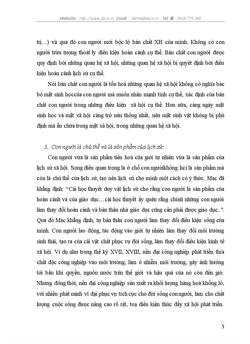 image for page Vận dụng quan điểm của triết học Mac lênin về vấn đề con người để tìm hiểu con người Việt Nam trong thời kì đẩy mạnh CNH HĐH