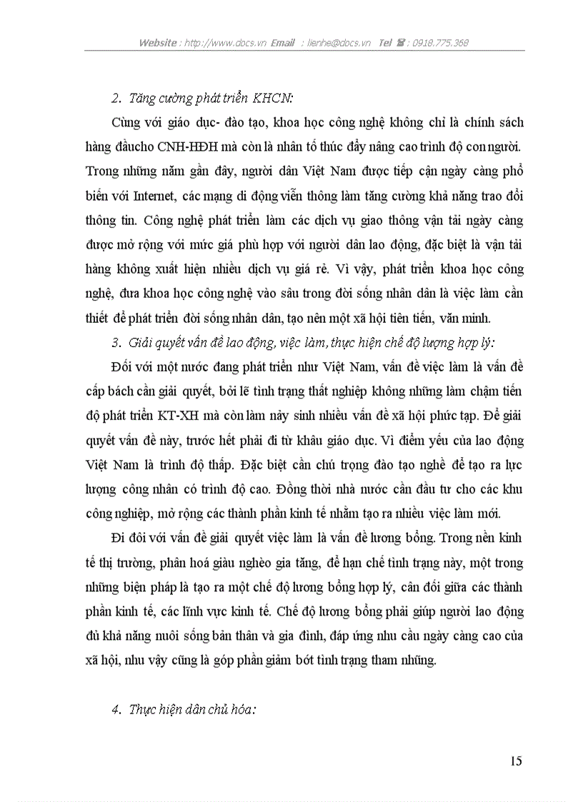 image for page Vận dụng quan điểm của triết học Mac lênin về vấn đề con người để tìm hiểu con người Việt Nam trong thời kì đẩy mạnh CNH HĐH