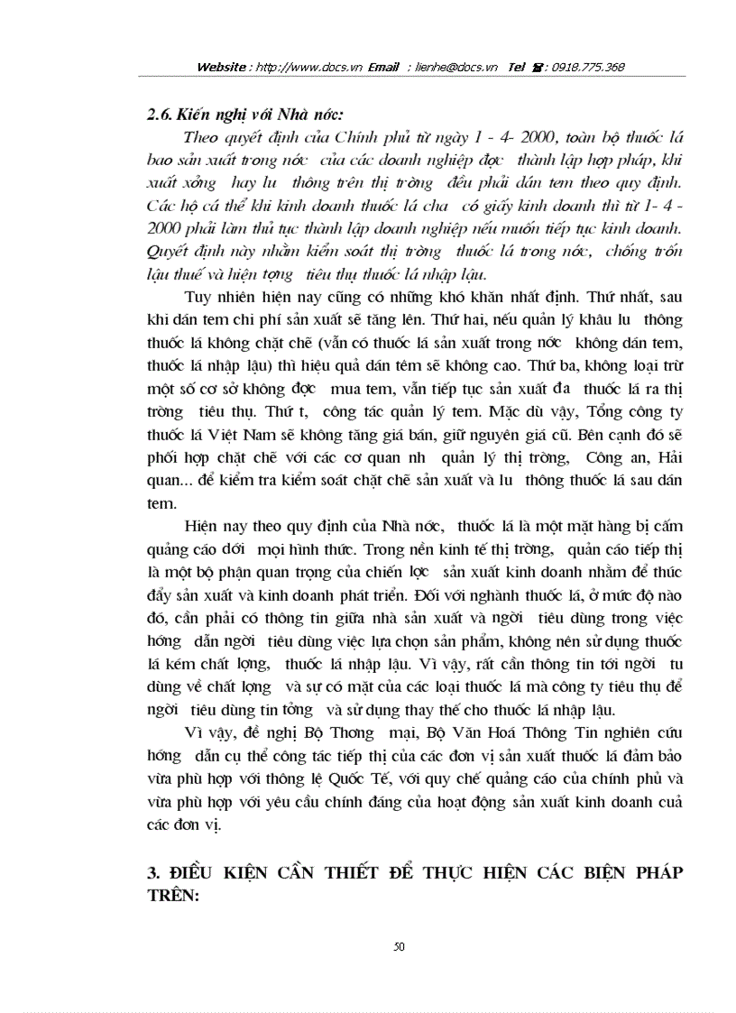 image for page Phương hướng và một số giải pháp nhằm duy trì mở rộng thị trường tiêu thụ sản phẩm của Công ty thương mại thuốc lá