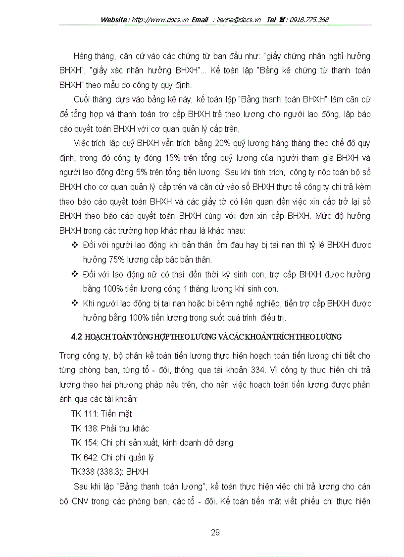 image for page Hoạch toán kế toán tiền lương và các khoản trích theo lương tại công ty cổ phần xây lắp Trực Ninh