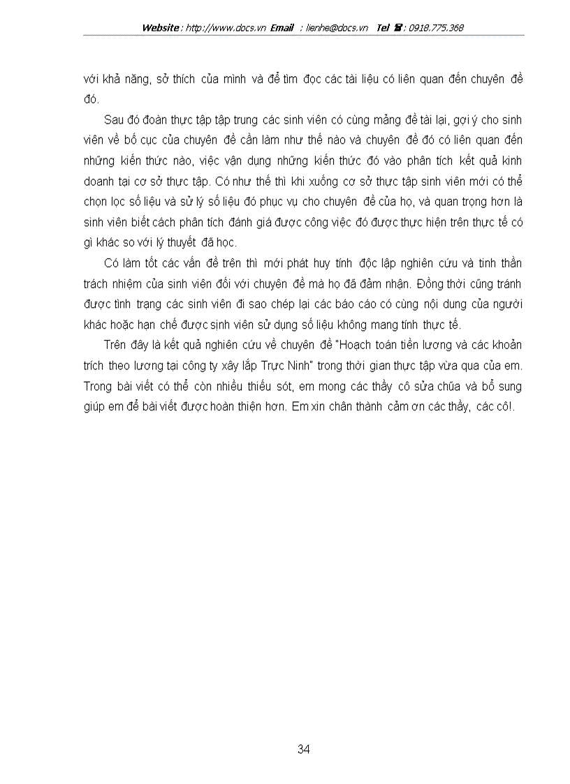 image for page Hoạch toán kế toán tiền lương và các khoản trích theo lương tại công ty cổ phần xây lắp Trực Ninh