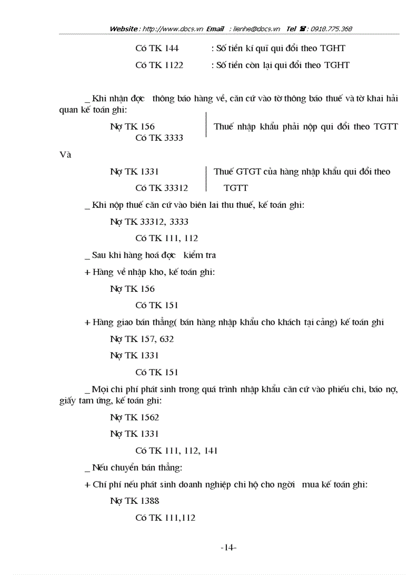 image for page Hoàn thiện kế toán hoạt động nhập khẩu hàng hoá trong doanh nghiệp xuất nhập khẩu Công ty xuất nhập khẩu tạp phẩm Hà Nội TOCONTAP